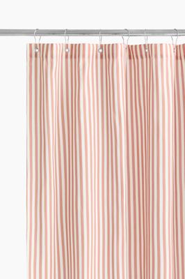 Striped shower curtain - Pink/Striped - Home All | H&M IN