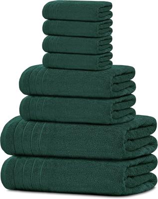 Amazon.com: Tens Towels Pack of 8 Towels Set, 2 Extra Large Bath, 2 Hand, 4 Washcloths, 100% Cotton, Lighter Weight, Quicker to Dry, Super Absorbent,