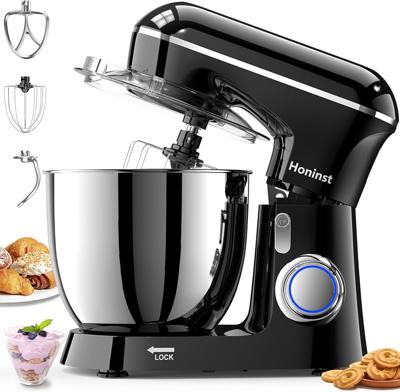 Amazon.com: Honinst Stand Mixer, 6.5QT 10-Speed Tilt-Head Electric Stand Mixer, 3-In-1 Kitchen Mixer with Bowl, Dough Hook, Whisk and Beater, Food Mix