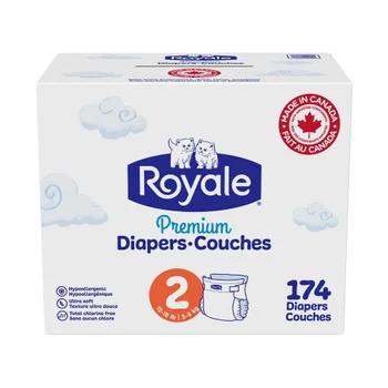 Royale Premium Baby Diapers, Sizes 1 - 2 | Costco