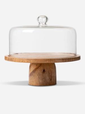 Malda Serveware Footed Cake Stand With Dome | Bash