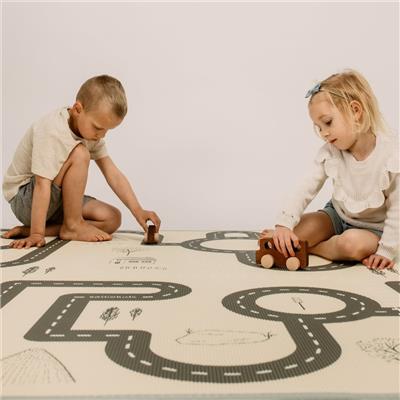 In The Clouds Blue/ Car Track Play Mat – sadiekids