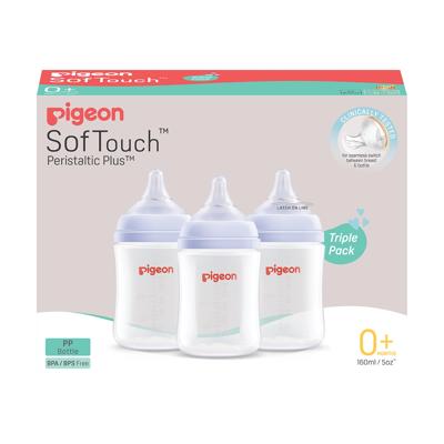 Pigeon triple pack softouch 3 bottle 160ml small 514