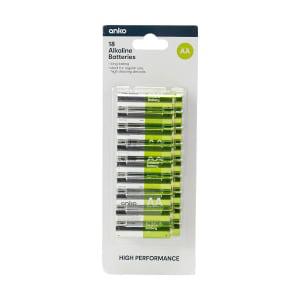 High Performance Alkaline Batteries - AA, Pack of 18 - Kmart