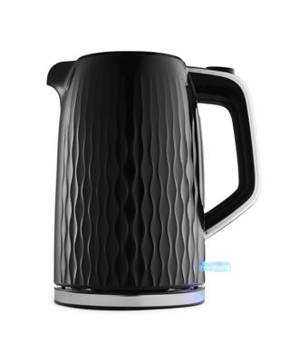 1.7L Kettle - Black and Silver Look - Kmart