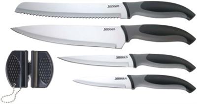 Shogun 1 Piece Stainless Steel Multipurpose Knife & Sharpener Set | Makro
