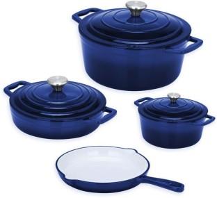 LA SIgnature 27 Piece Cast Iron Grey Non-Stick Coated Cast Iron Cookware Set | Makro