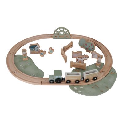 Wooden Train Track Set – Little Dutch Aus