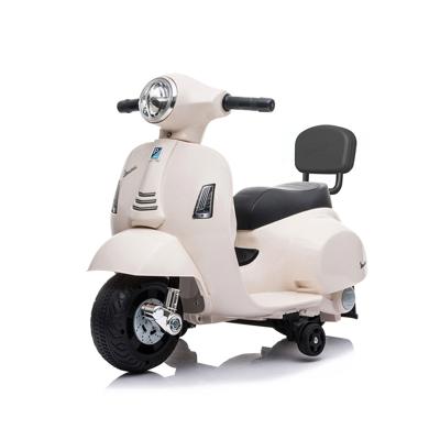 Vespa Licensed Mini 6V Electric Ride On Bike with Backrest - Pearl Whi – Aussie Baby