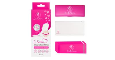 Ninja Mama Transparent C-Section Silicone Scar Strips - Pack of 6 | Baby Bunting AU