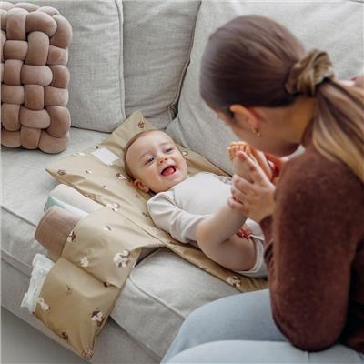 Meyco - Travel Changing Mat - Forest Animals Sand