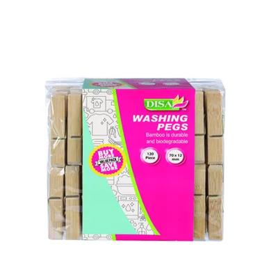 The Crazy Store - Washing Pegs 70mm, 120-piece