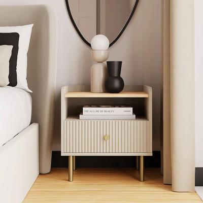 Mesa De Noche Odra Mdf Beige - Tugó Colombia