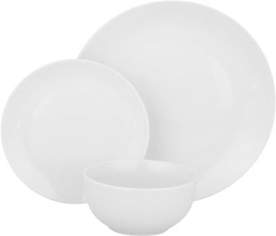 Basic White Ceramic Coupe Dinner Set 12 piece dinner set Dinner Set | Makro