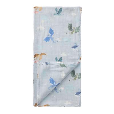 Couverture Mousseline Bambou -  Dragon