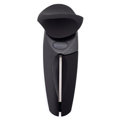 Starfrit MightiCan Manual Can Opener with Soft Grip, Black