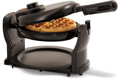 Amazon.com: bella Classic Rotating Belgian Waffle Maker with Nonstick Plates, Removable Drip Tray, Adjustable Browning Control and Cool Touch Handles,