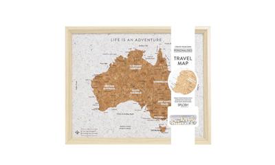 Australia Pin Board Travel Map | Gifts Australia