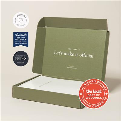 NewlyNamed Box | Personalized Name Change Kit for Marriage & Divorce