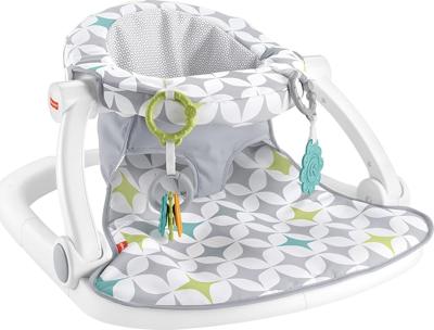 Amazon.com : Fisher-Price Portable Baby Chair Sit-Me-Up Floor Seat with Developmental Toys & Machine Washable Seat Pad, Rainbow Showers : Baby