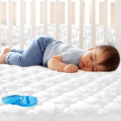 Amazon.com : Crib Mattress Protector Sheets Fitted Waterproof Crib Mattress Pad Cover, Noiseless & Machine Wash 100% Absorbent Crib/Toddler Mattress P