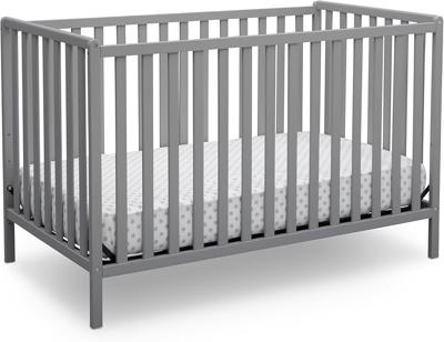 Amazon.com: Delta Children Heartland 4-in-1 Convertible Crib - Greenguard Gold Certified, Grey : Baby