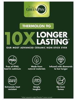 GreenPan Padova 6pc Cookware Set in Cream - PFAS-free ceramic non-stick | MYER