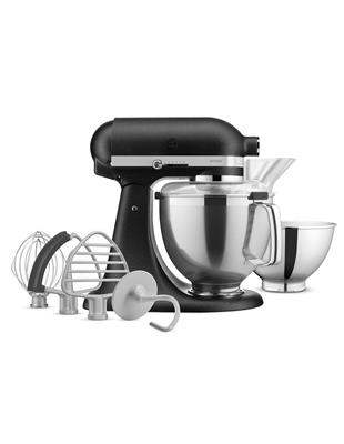 Kitchenaid Ksm195 Artisan Tilt Head Stand Mixer Cast Iron Black | David Jones