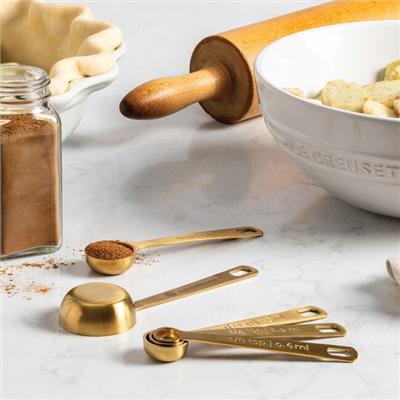 Gold 5-Piece Measuring Spoon Set
