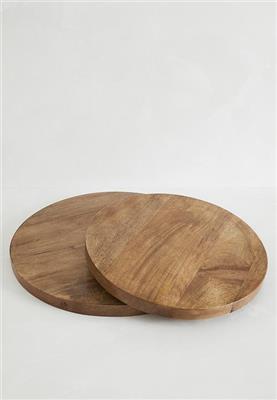 Round wooden butchers block - Natural/brown Sixth Floor Kitchen | Superbalist.com