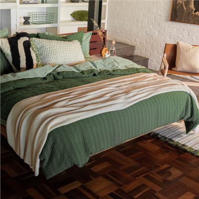 Thread Office Ivory Knitted Cotton Throw 180cm x 200cm - Yuppiechef