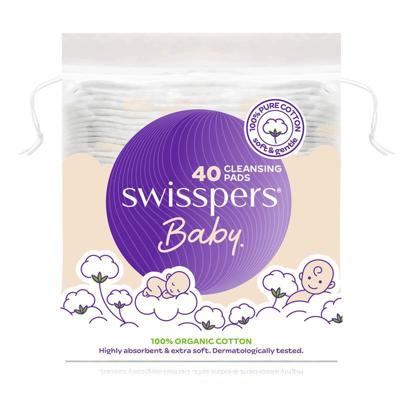 Buy Swisspers Baby Organic Cotton Large Pads 40 online at Chemist Warehouse