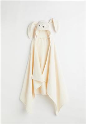 Hooded bath towel - natural white/rabbit I - 1146308004 H&M Accessories | Superbalist.com