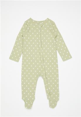 Printed sleepsuit - sage Pop Candy Babygrows & Sleepsuits | Superbalist.com