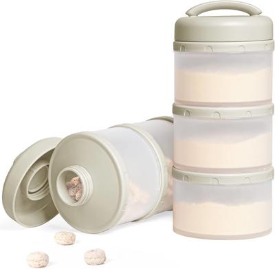 Termichy Baby Milk Powder Dispenser Pots Stackable Baby Formula Container, 2 Pack (Bright Pink) : Amazon.co.uk: Baby Products