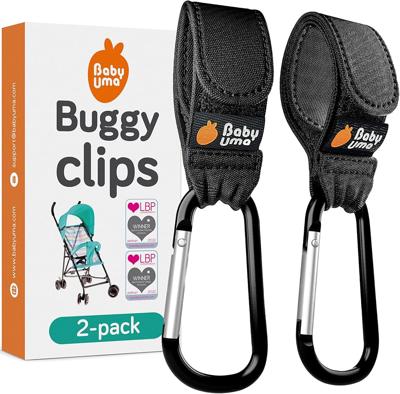 Baby Uma Buggy Clips - 2022 Double-Platinum Winning Pram Clips, Universal Pram Accessories, 5 kg Weight Capacity & Non-Slip, Baby Travel Essentials :