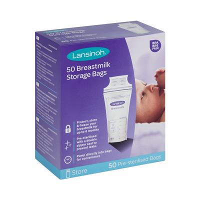 Lansinoh 50 breastmilk storage bags 356