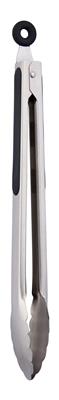 Simplicite Stainless Steel Tongs with Locking Mechanism, 12-in