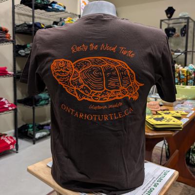 Rusty the Wood Turtle Tee – Ontario Turtle Conservation Centre