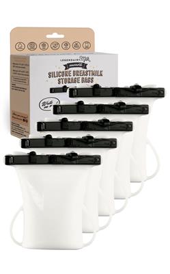 Reusable Silicone Breastmilk Storage Bags | Legendairy Milk