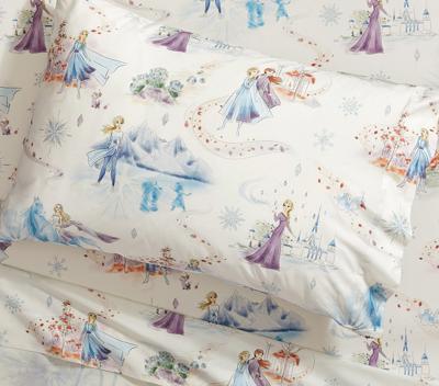 Disney Frozen Enchanted Forest Organic Sheet Set | Pottery Barn Kids