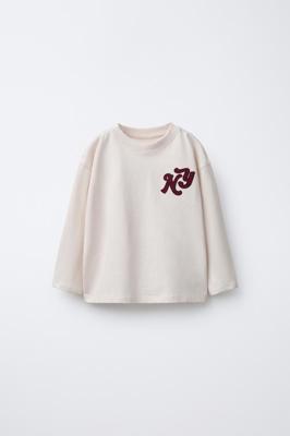 CITY EMBROIDERED T-SHIRT - Ecru | ZARA Canada