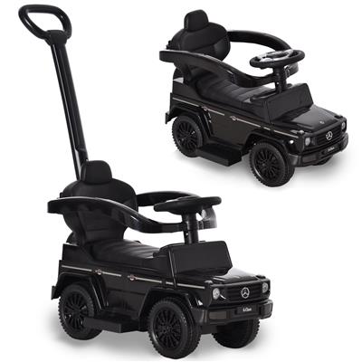 Aosom Push Car for Toddler, 3-in-1 Licensed G350 Toddler Car Stroller Sliding Car, Baby Walker Foot to Floor Slider with Horn, Steering, Foot Rest, Se