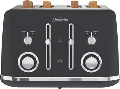 Sunbeam Alinea Collection 4 Slice Toaster Black TA2740K