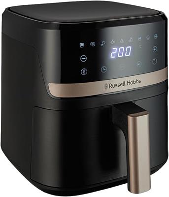 Russell Hobbs Air Fryer, Digital, 4.3L Capacity, 9 in 1, Air Fry, Bake, Roast, Grill, Keep Warm, 40-200℃ Temp Range, Oil Free Cooking, Dishwasher Safe
