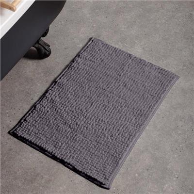 Microfibre Bath Mat - Steel Grey | Whitehouse & Continental Linen