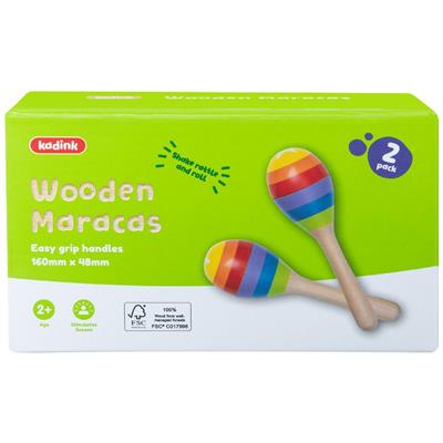 Kadink Wooden Maracas | Officeworks