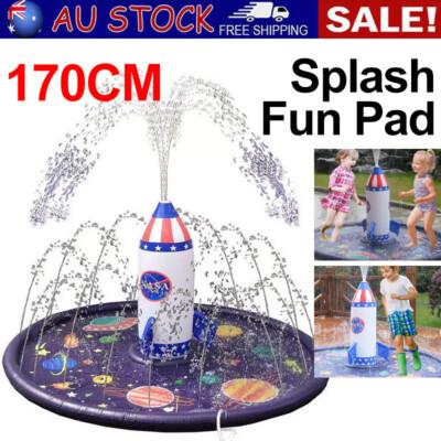 170CM Sprinkler Play Mat Water Toy Dog Pool Beach Splash Pad Game Centre Spray | eBay Australia