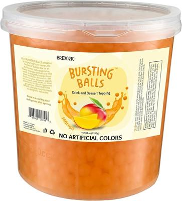 Amazon.com: Strawberry Boba Pearls, Strawberry Popping Bursting Boba, Bubble Tapioca Pearls For Bubble Tea, No Artificial Colors (7 LB 1 Pack) : Groce