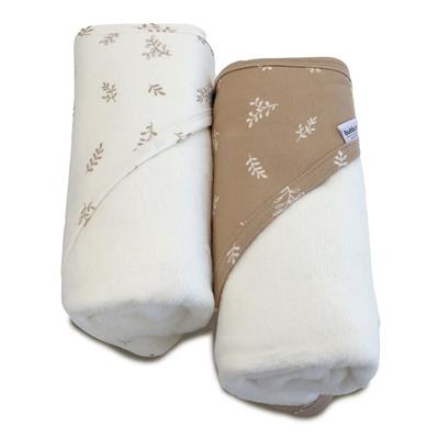 Bubba Blue Organic Chestnut 2pk Hooded Towels